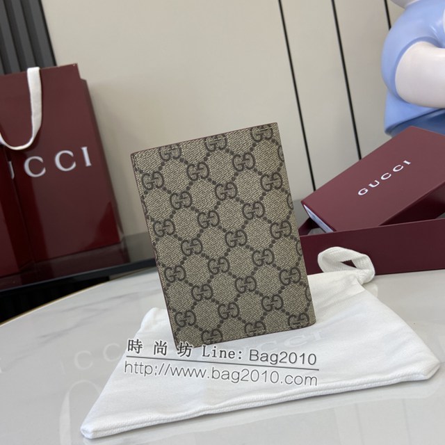 Gucci專櫃古馳最新款飾熊貓細節GG迷你錢包 jh2022型號：810072